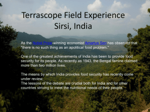 Terrascope Field Experience Sirsi, India