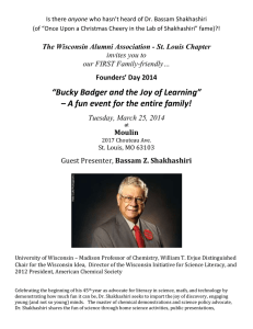“Bucky Badger and the Joy of Learning”