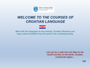 AN INVITATION TO LEARN CROATIAN-1
