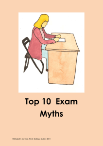 10 Exam myths