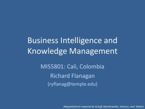 BI and Knowledge Management