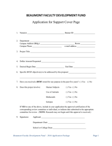 2016 BFDF Application Package