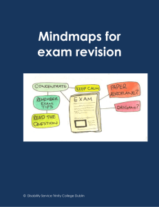 Mind-maps for Exams