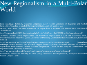 New Regionalism in a Multi Polar WorldPoland2010