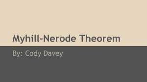 Davey - Myhill-Nerode Theorem.pptx