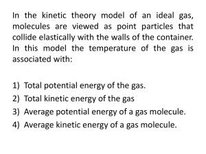 Ch 21 Kinetic Theory