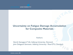 Uncertainty on Fatigue Damage Accumulation for Composite Materials