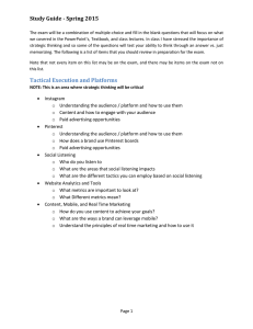 Study Guide - Spring 2015