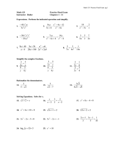 Practice Final Exam Math 125 Ch 1 - 11.doc