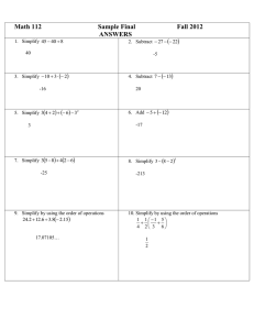 Practice Final Answers Math112 Ch 1-10 Fall 2012.doc