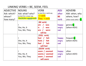 LINKING verbs doc