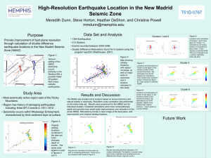 High-Resolution Earthquake Location in the New Madrid Seismic Zone Purpose T51D-0767
