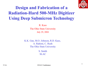 Design and Fabrication of 500MHz Digitizer