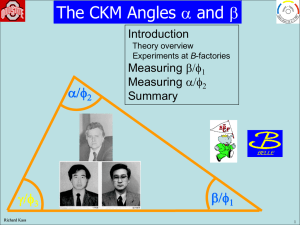 The CKM Angles alpha and beta