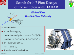 Search for 7 or more pions in tau decay