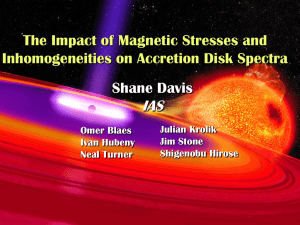 IAS The Impact of Magnetic Stresses and Inhomogeneities on Accretion Disk Spectra