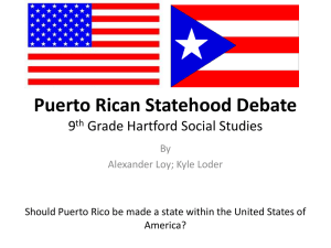 Puerto Rican Statehood Debate 9 Grade Hartford Social Studies By