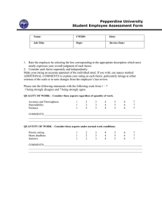 Student Evaluation Form (Example 2)