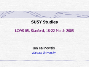 Susy Studies