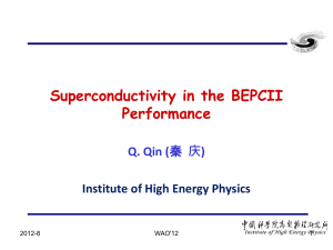 Qin_Superconductivity in the BEPCII Performance