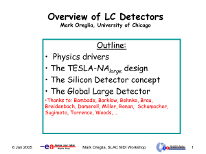 Detector Concepts Overview