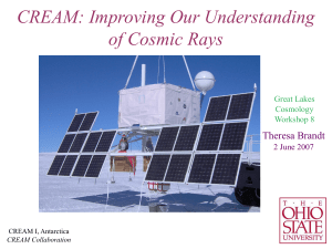 Measuring High Energy Cosmic Rays with CREAM