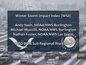 Winter Storm Impact Index - Mike Muccilli - NWS Burlington