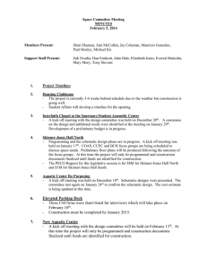 Space Committee Meeting MINUTES February 5, 2014