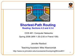 Shortest-Path Routing