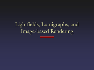 Lightfields, Lumigraphs, and Image-based Rendering