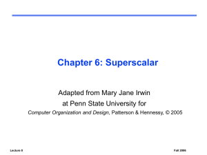 Superpiping Superscalar PowerPoint