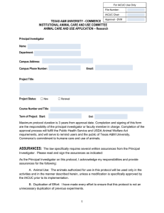 Research Protocol Form