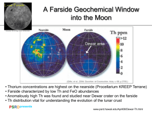 A Farside Geochemical Window into the Moon