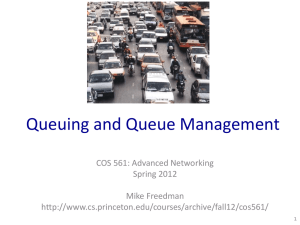 Queuing and Queue Management