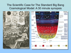 Big Bang Model: Scientific Case in 30 Minutes