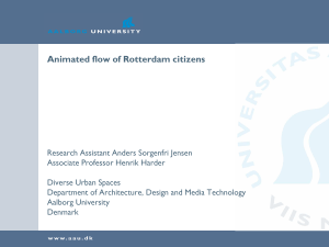 Animated flow of Rotterdam citizens slides