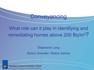 Download 'Radon and Conveyancing', ppt, 437kb