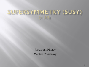 Searches for Supersymmetry