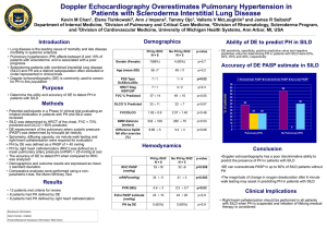 Doppler echocardiography overestimates pulmonary hypertension in patients with scleroderma interstitial lung disease