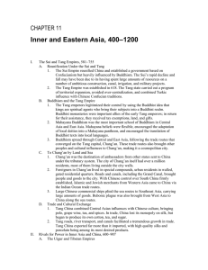 –1200 Inner and Eastern Asia, 400 CHAPTER 11