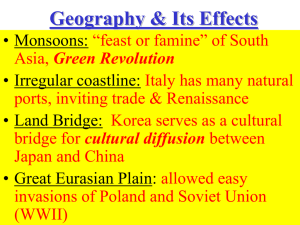 Geography &amp; Its Effects
