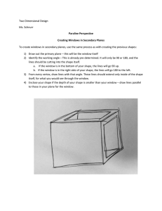 Two Dimensional Design Ms. Schnurr Paraline Perspective