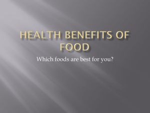 Which foods are best for you?
