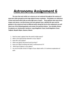 Astronomy Assignment 6