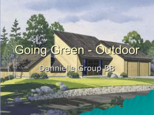 Going Green - Outdoor Dannielle Group BB