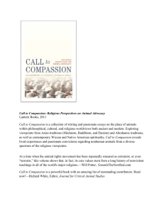 Call to Compassion: Lantern Books, 2011