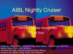 AIBL Nightly Cruiser “Having A Socially Responsible Good Time”