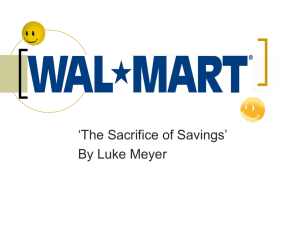 ‘The Sacrifice of Savings’ By Luke Meyer