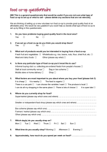 [NB This is a general questionnaire that would be useful... – please delete any sections that are not relevant].