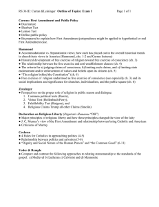 Outline of Topics: Exam 1 Page 1 of 1 ● Dual nature